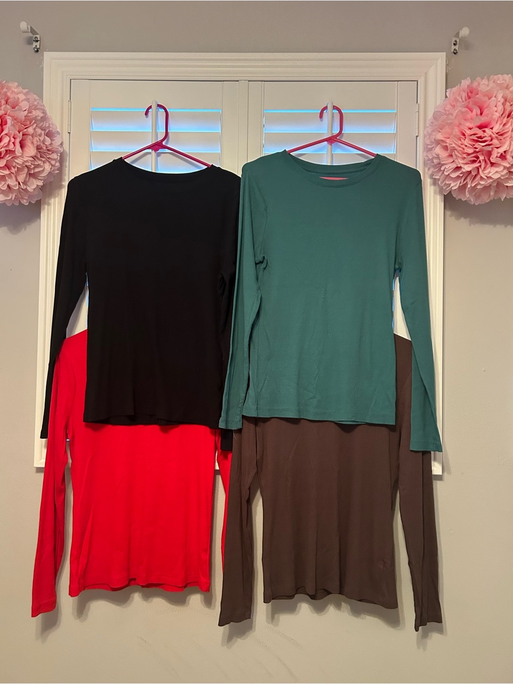 Women’s long sleeve ribbed T-Shirt, A New Day,  lot of 4, Size Medium